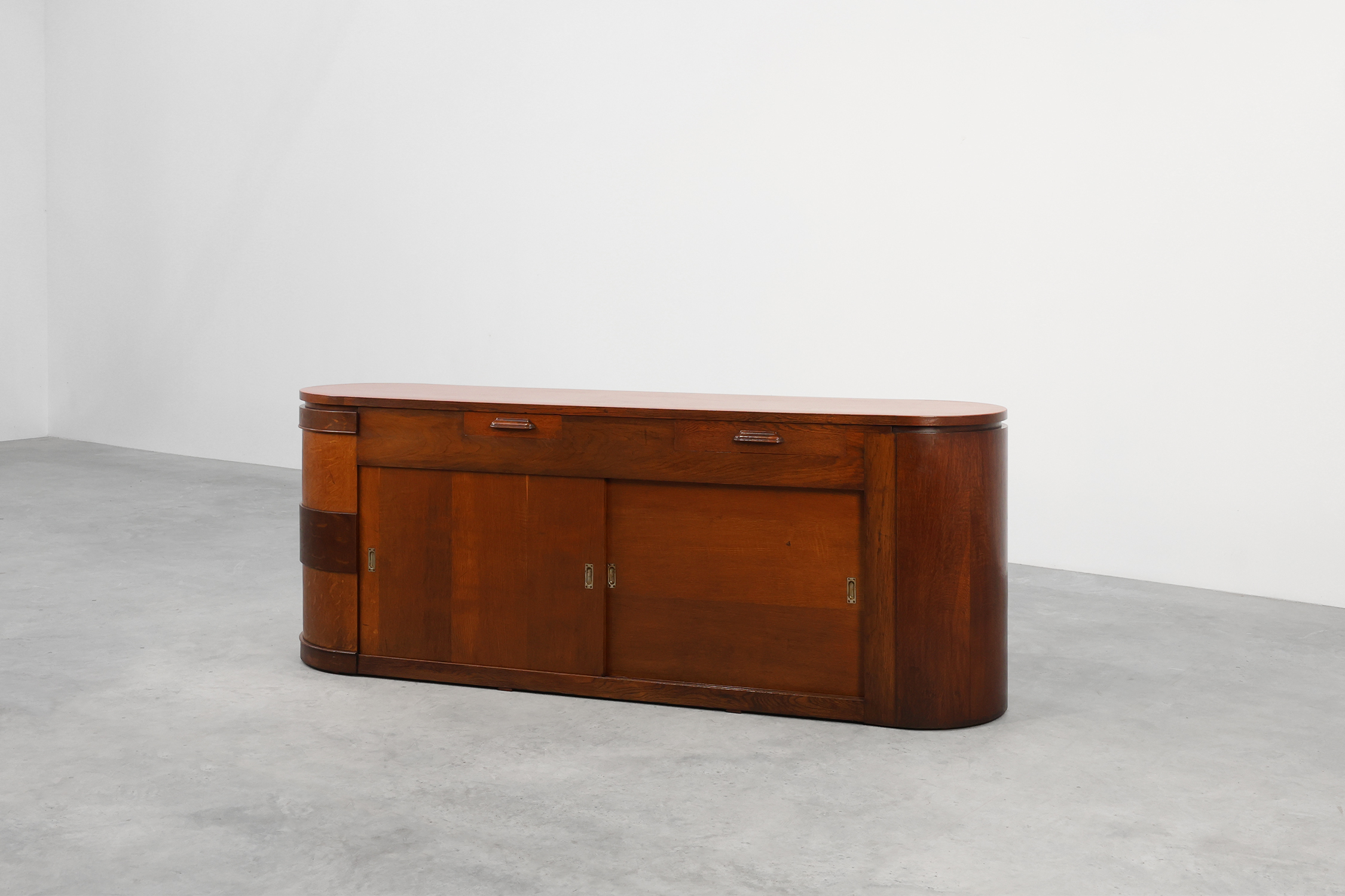 Monumental Art Deco Counter Attributed to De Coene, Belgium 1920sthumbnail